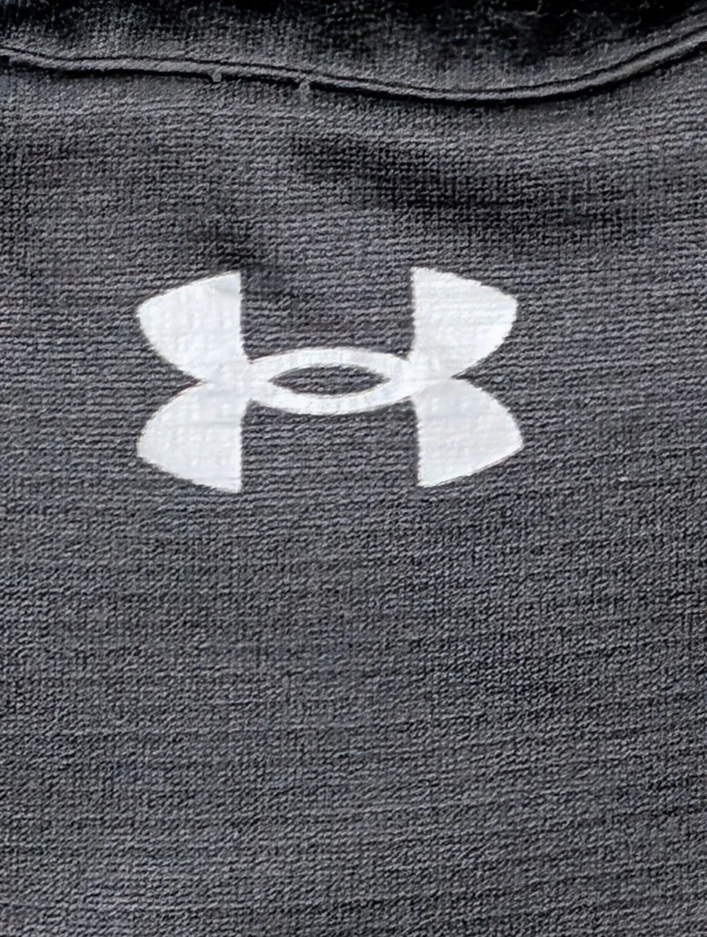 EUC•Under Armour Mens Performance Golf Tech Polo Black Loose Fit W/Subtle Logo•S